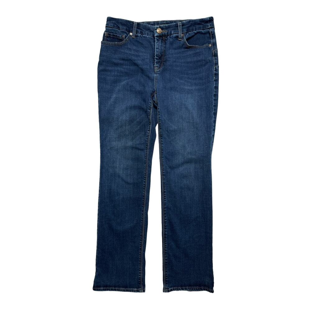 CHICOS So Lifting Straight Leg Jeans Size XS / 2 (00) Short Cotton Stretch